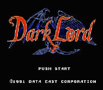 Dark Lord (Japan) screen shot title